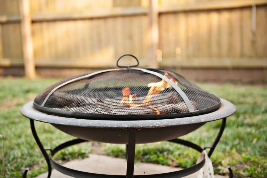 how to clean a fire pit